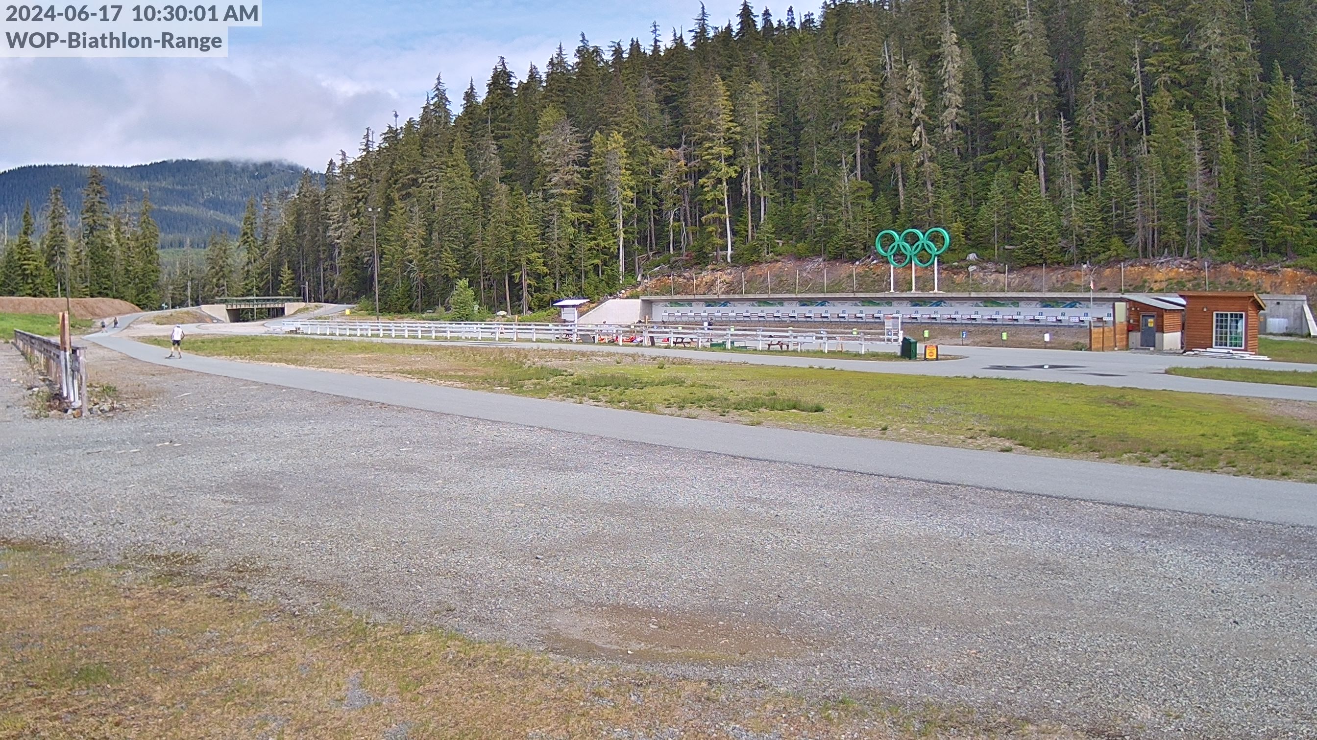 View looking North East to the Olympic Biathlon Range