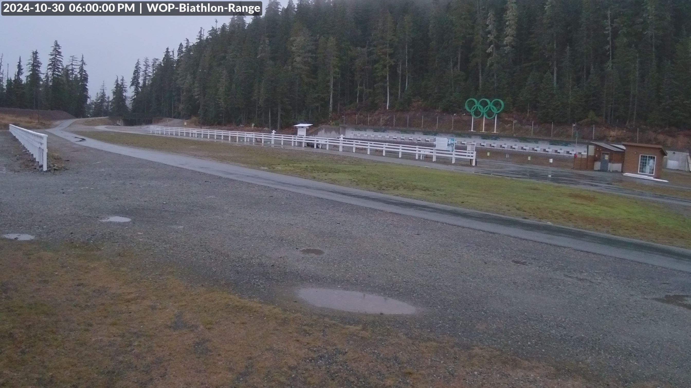 View looking North East to the Olympic Biathlon Range