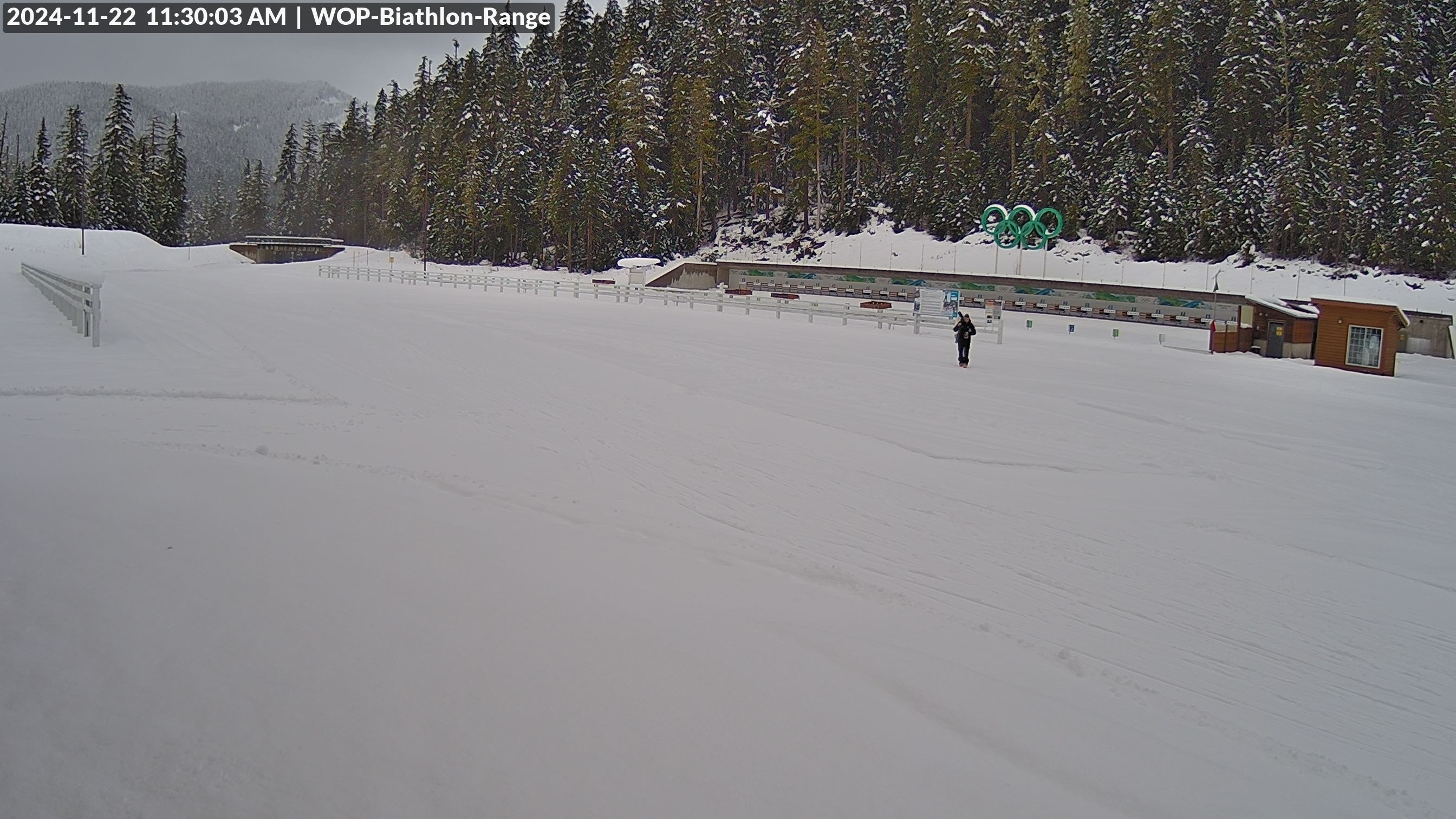 View looking North East to the Olympic Biathlon Range