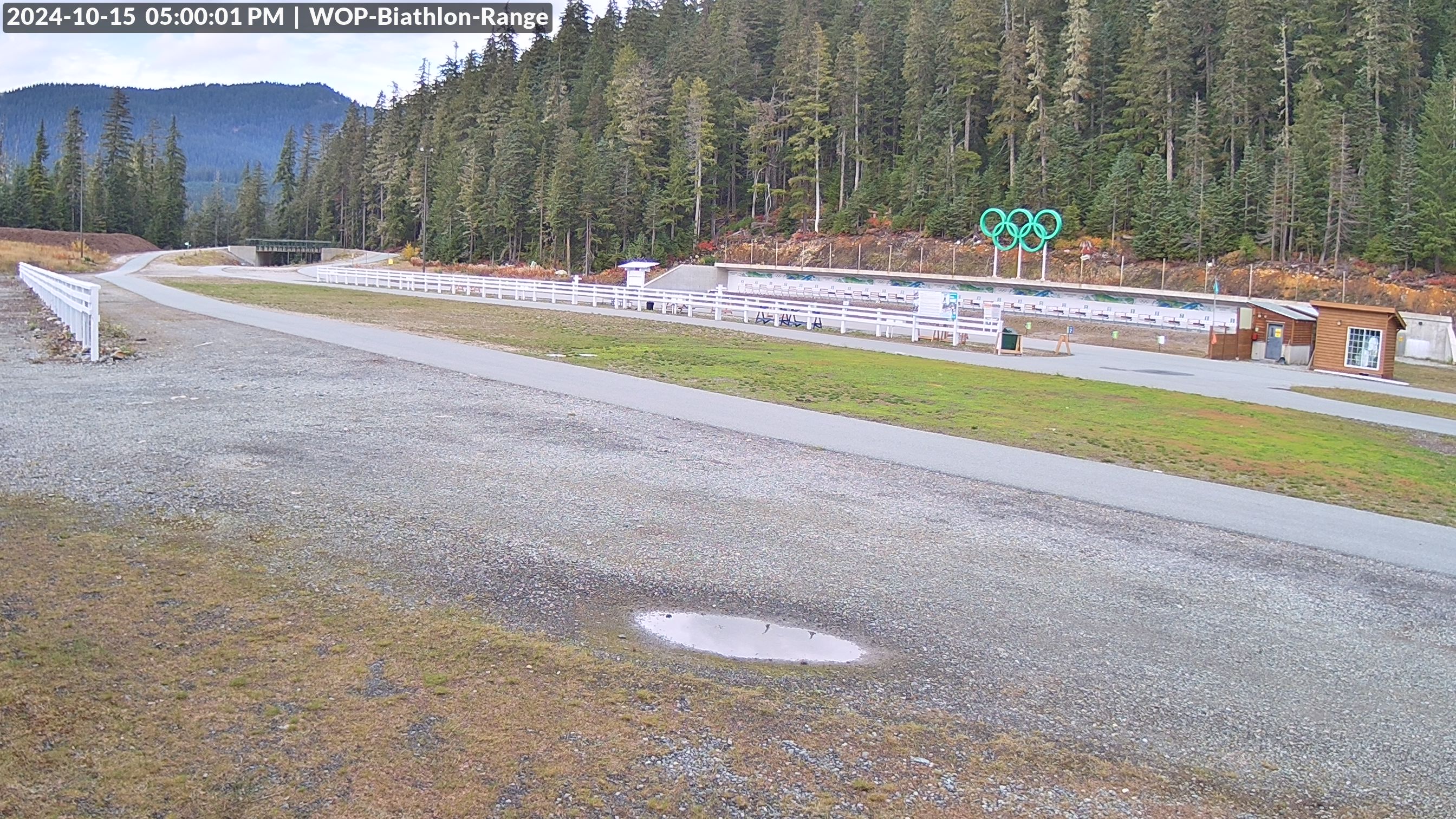 View looking North East to the Olympic Biathlon Range