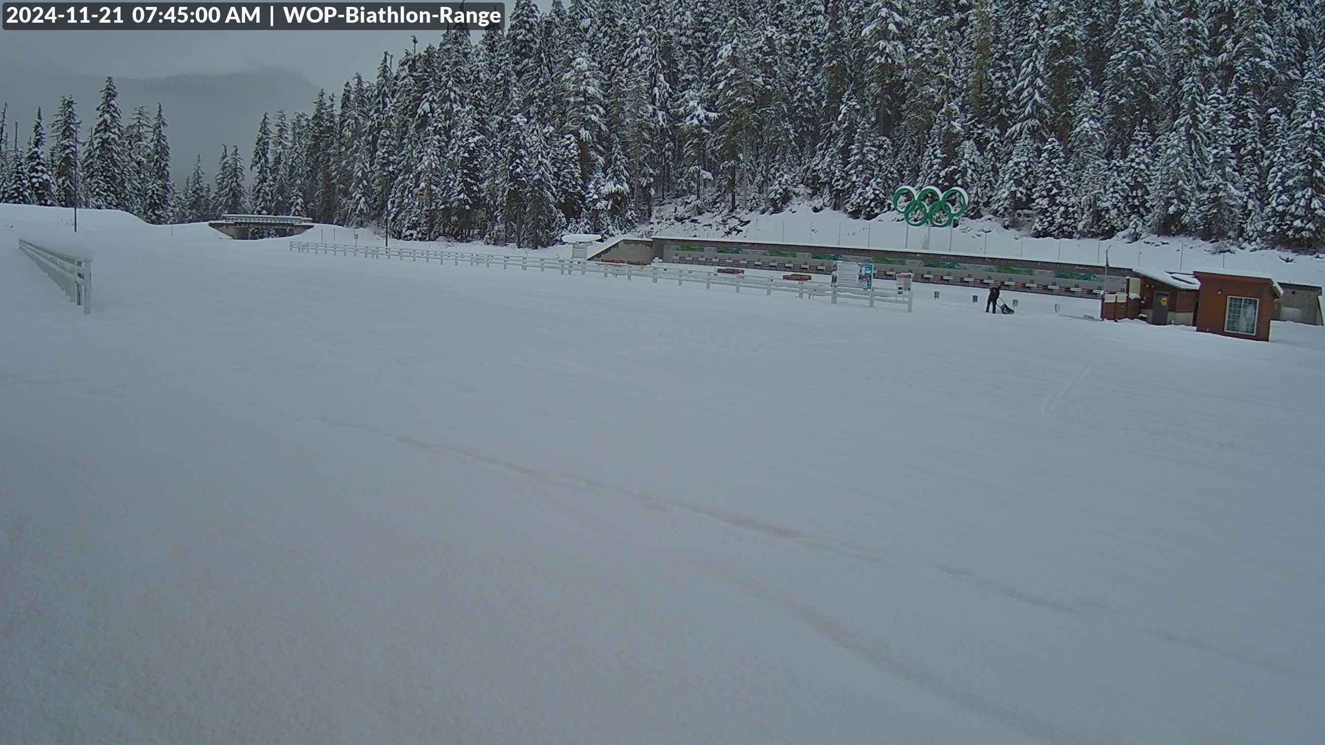 View looking North East to the Olympic Biathlon Range