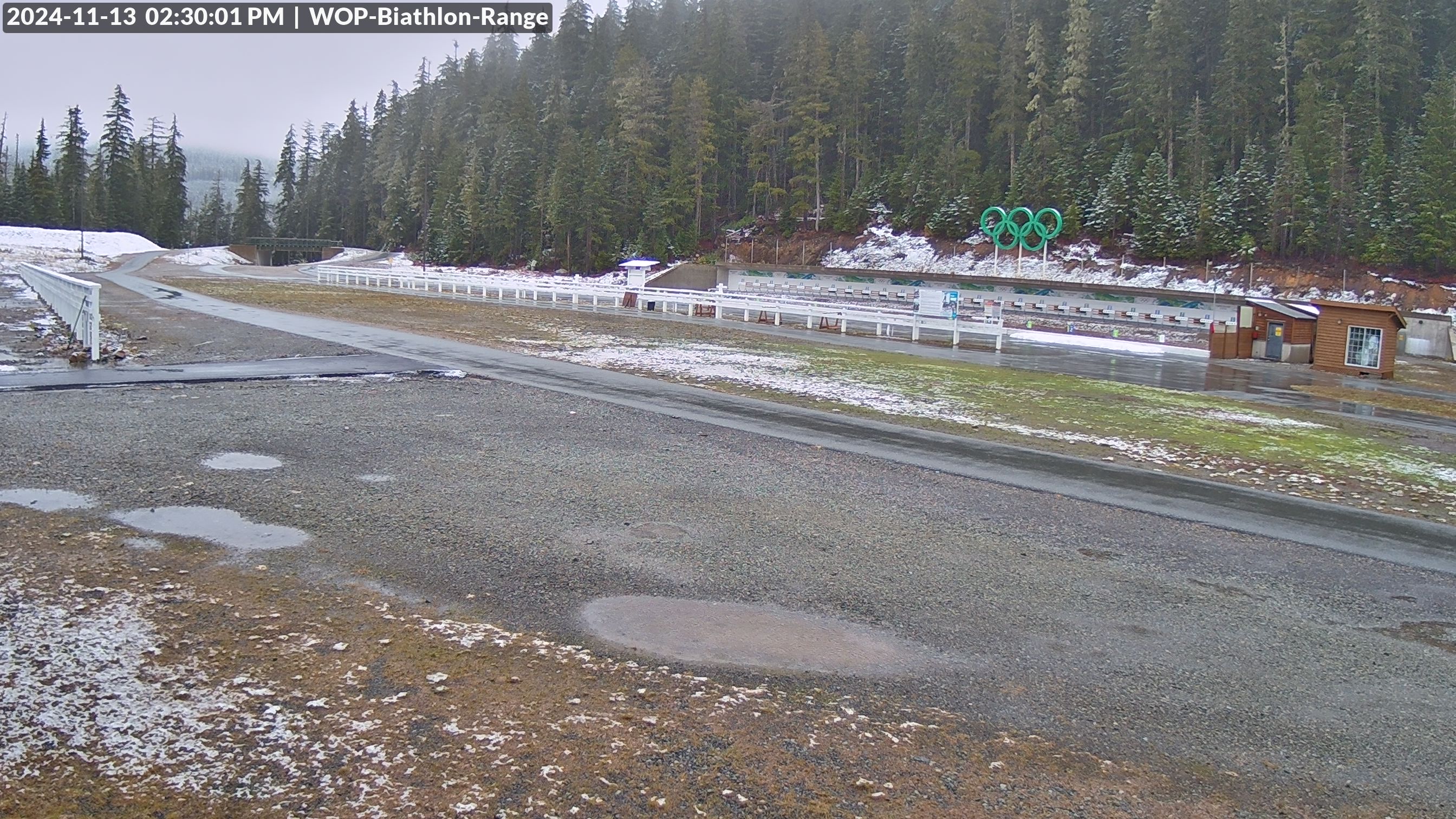 View looking North East to the Olympic Biathlon Range