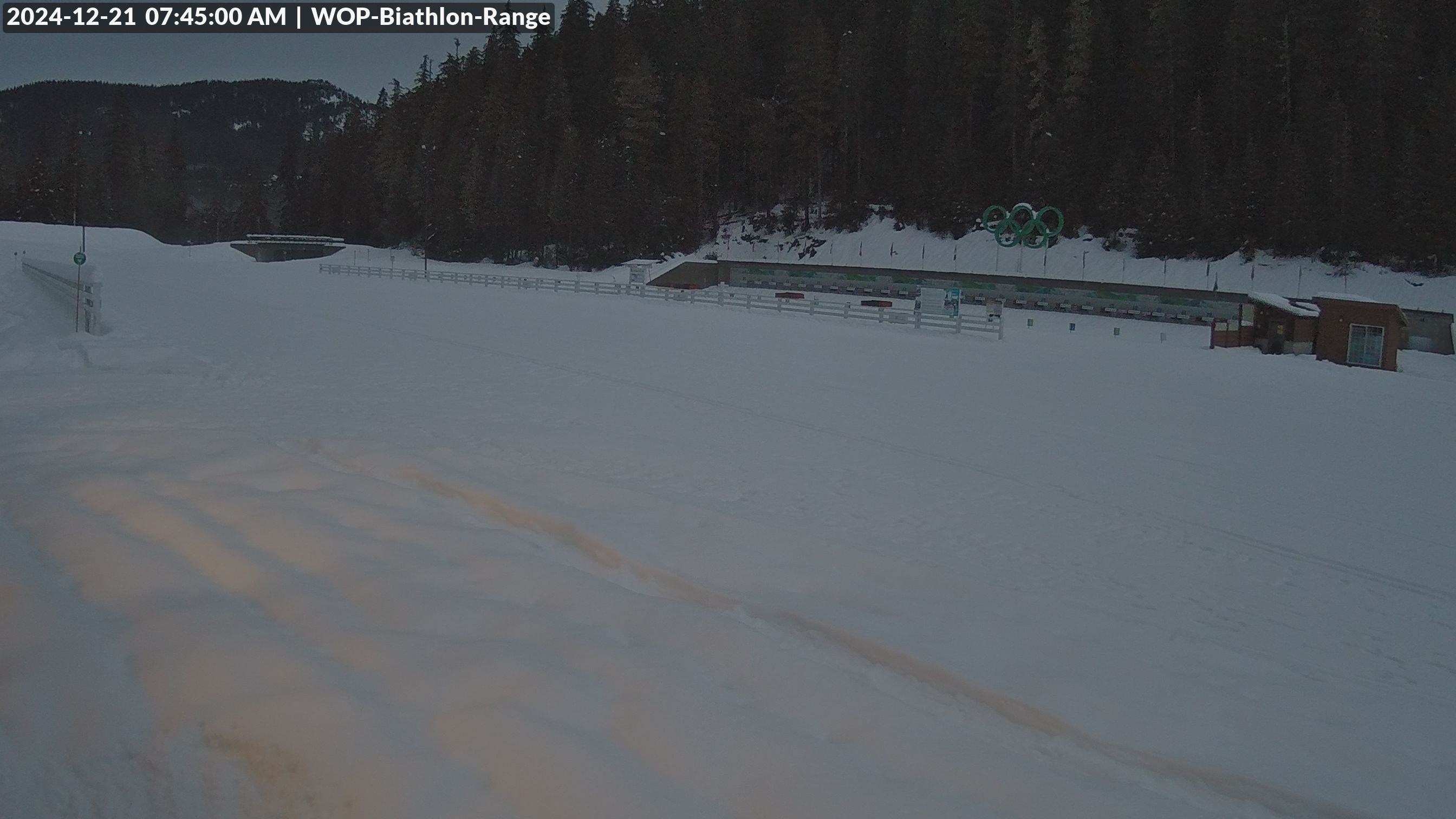 View looking North East to the Olympic Biathlon Range