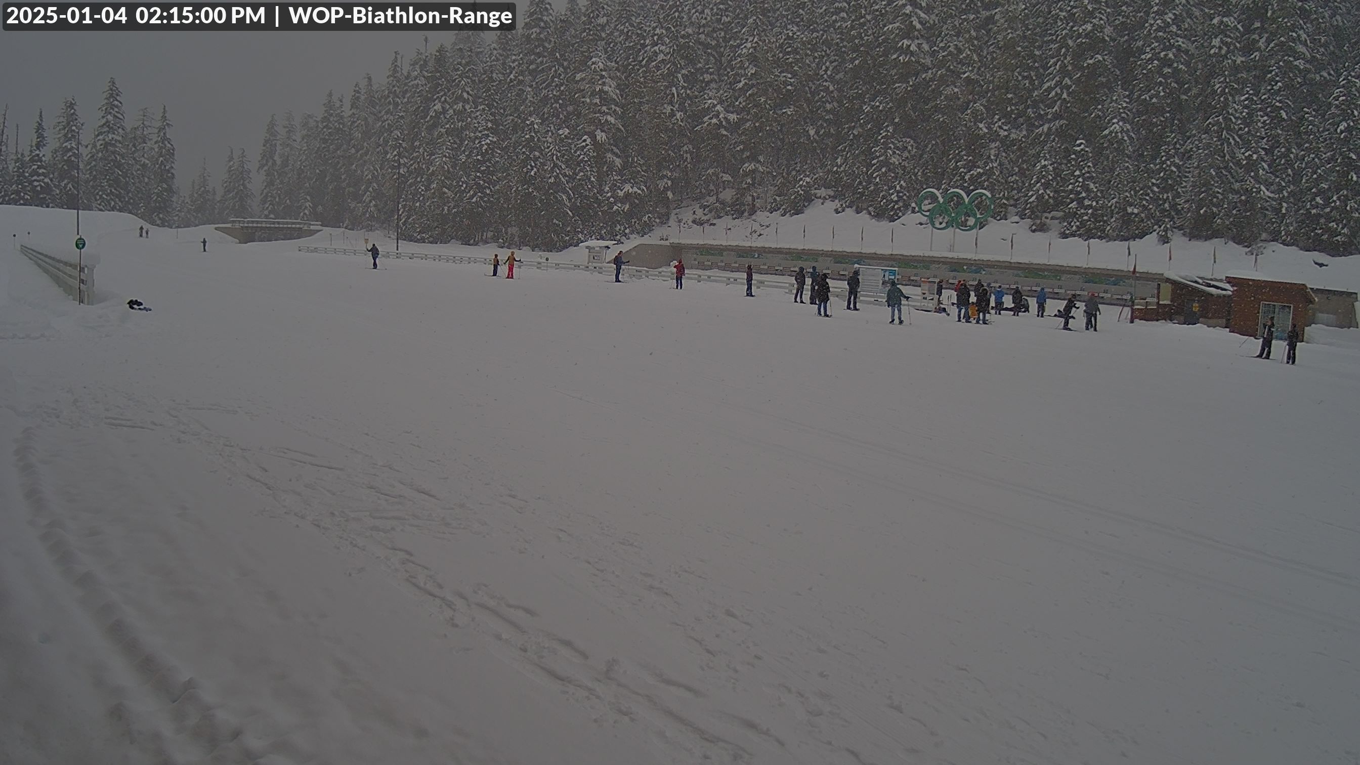 View looking North East to the Olympic Biathlon Range