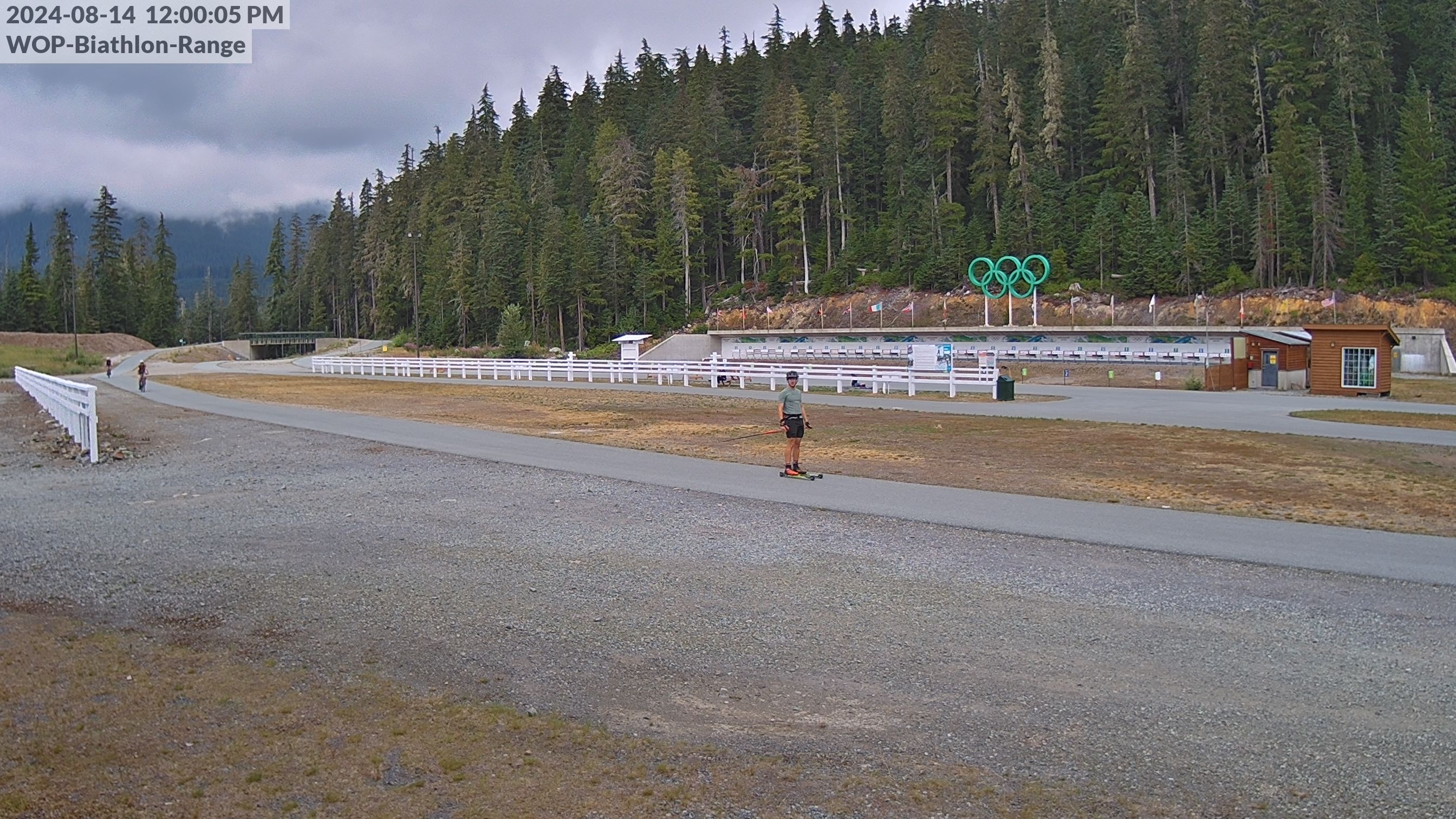 View looking North East to the Olympic Biathlon Range