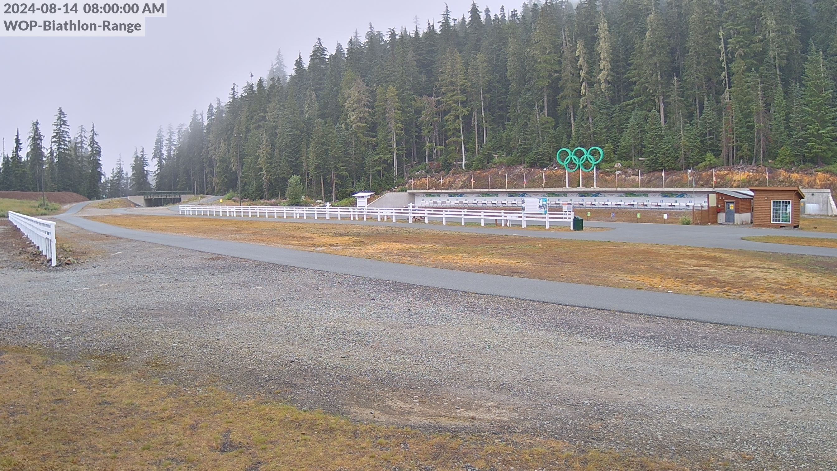 View looking North East to the Olympic Biathlon Range