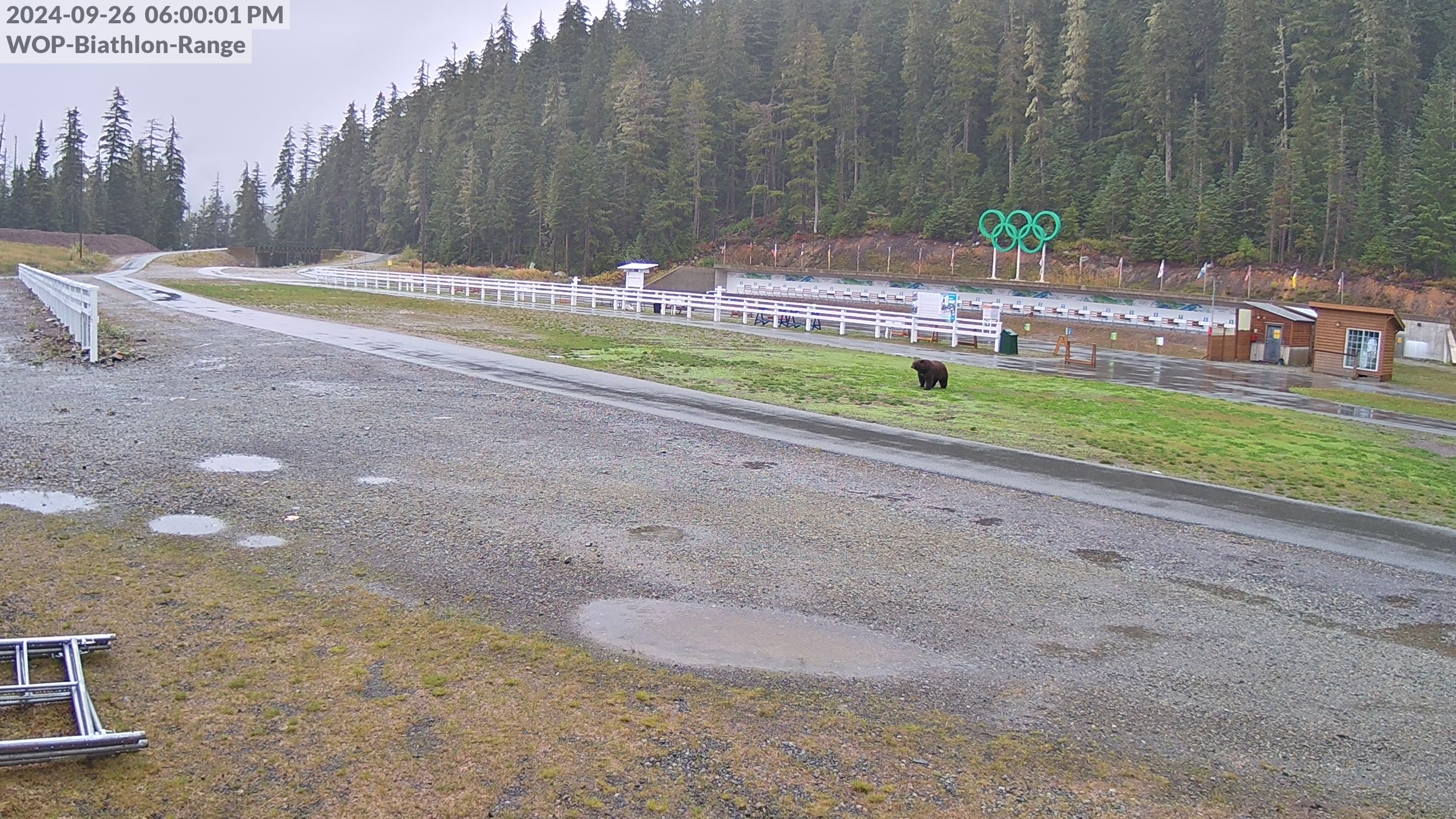 View looking North East to the Olympic Biathlon Range