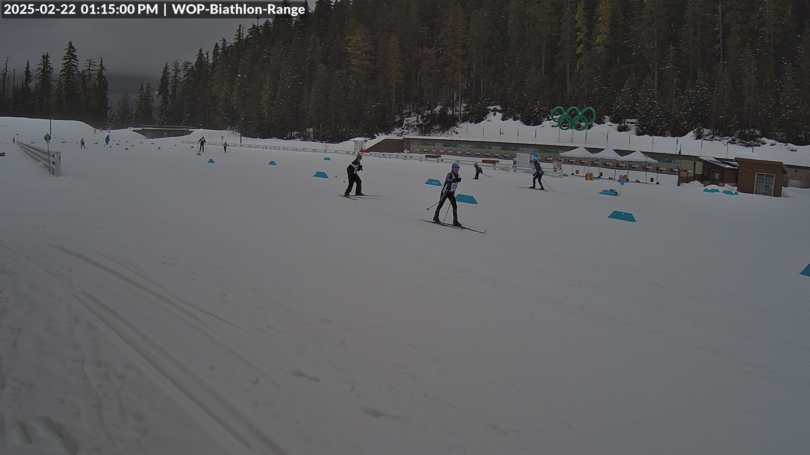 View looking North East to the Olympic Biathlon Range