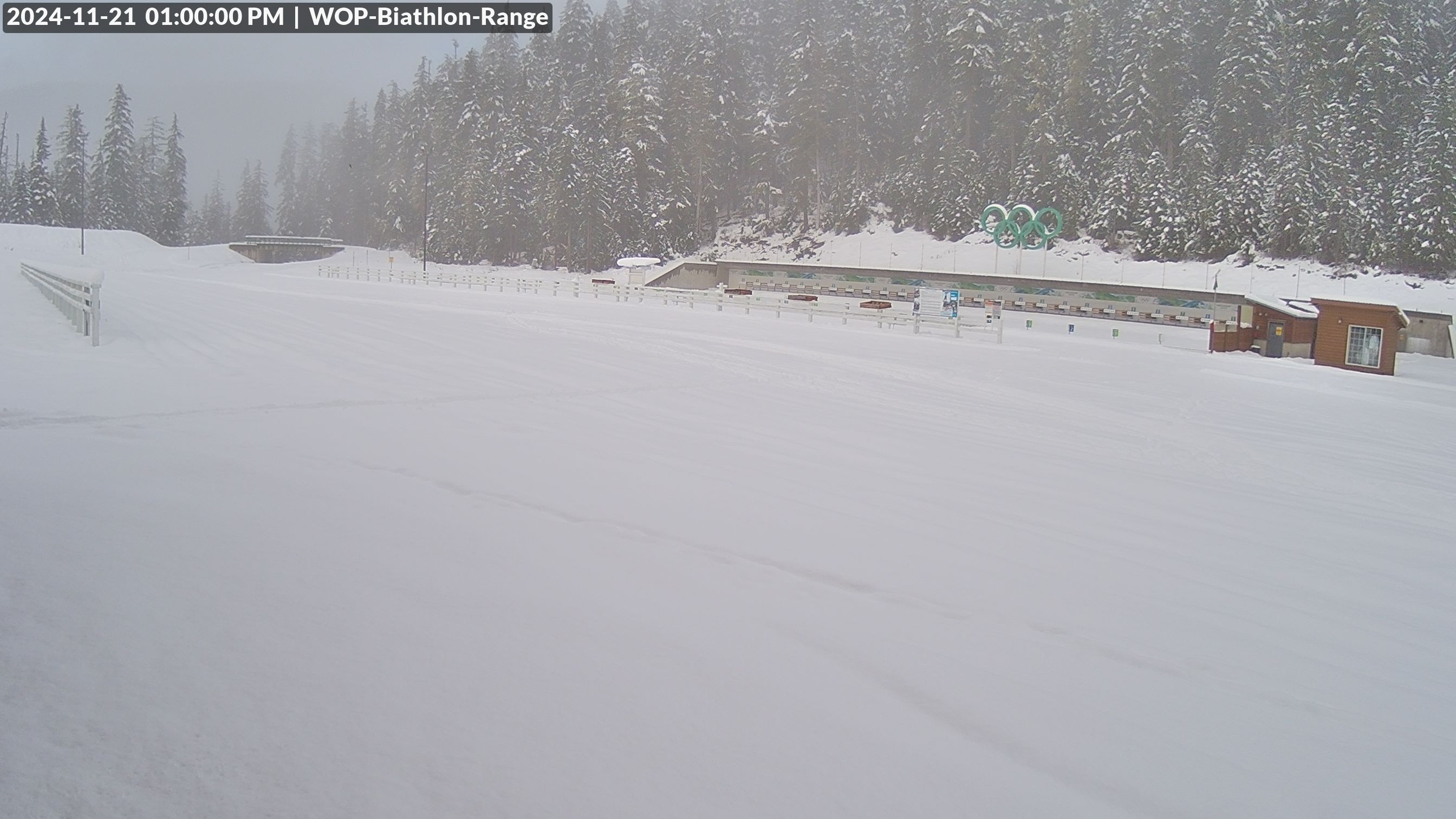 View looking North East to the Olympic Biathlon Range