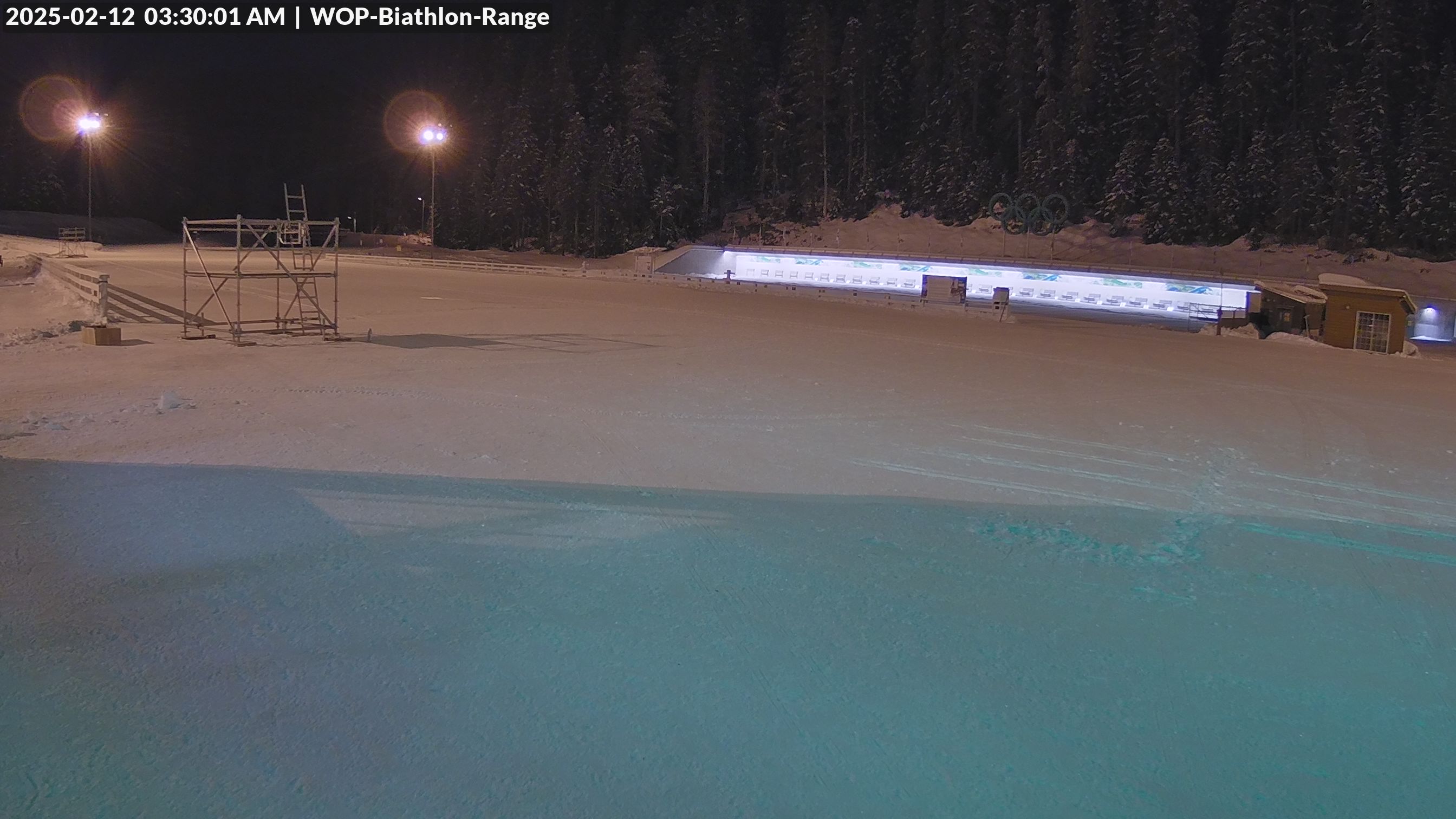 View looking North East to the Olympic Biathlon Range