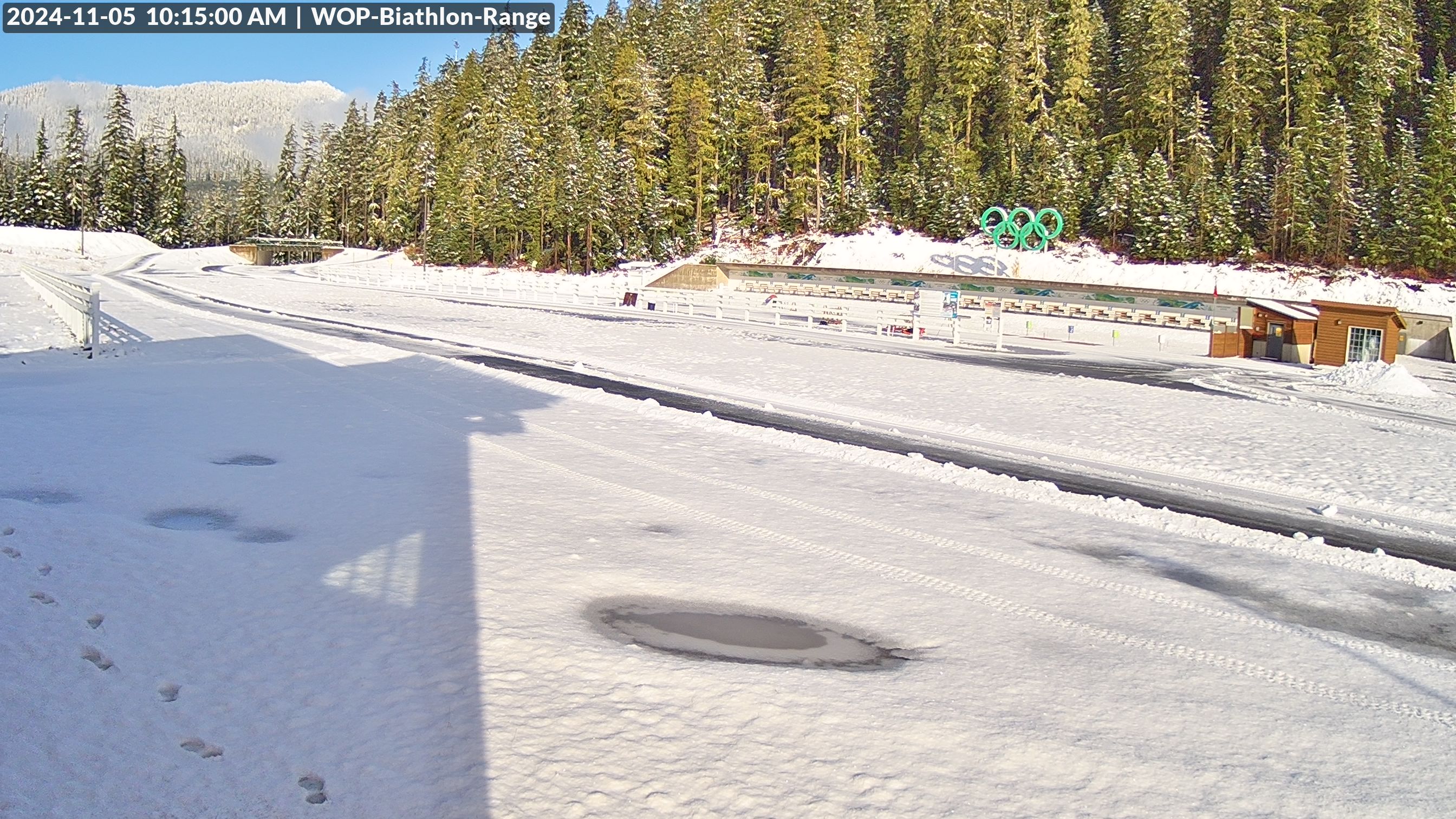 View looking North East to the Olympic Biathlon Range