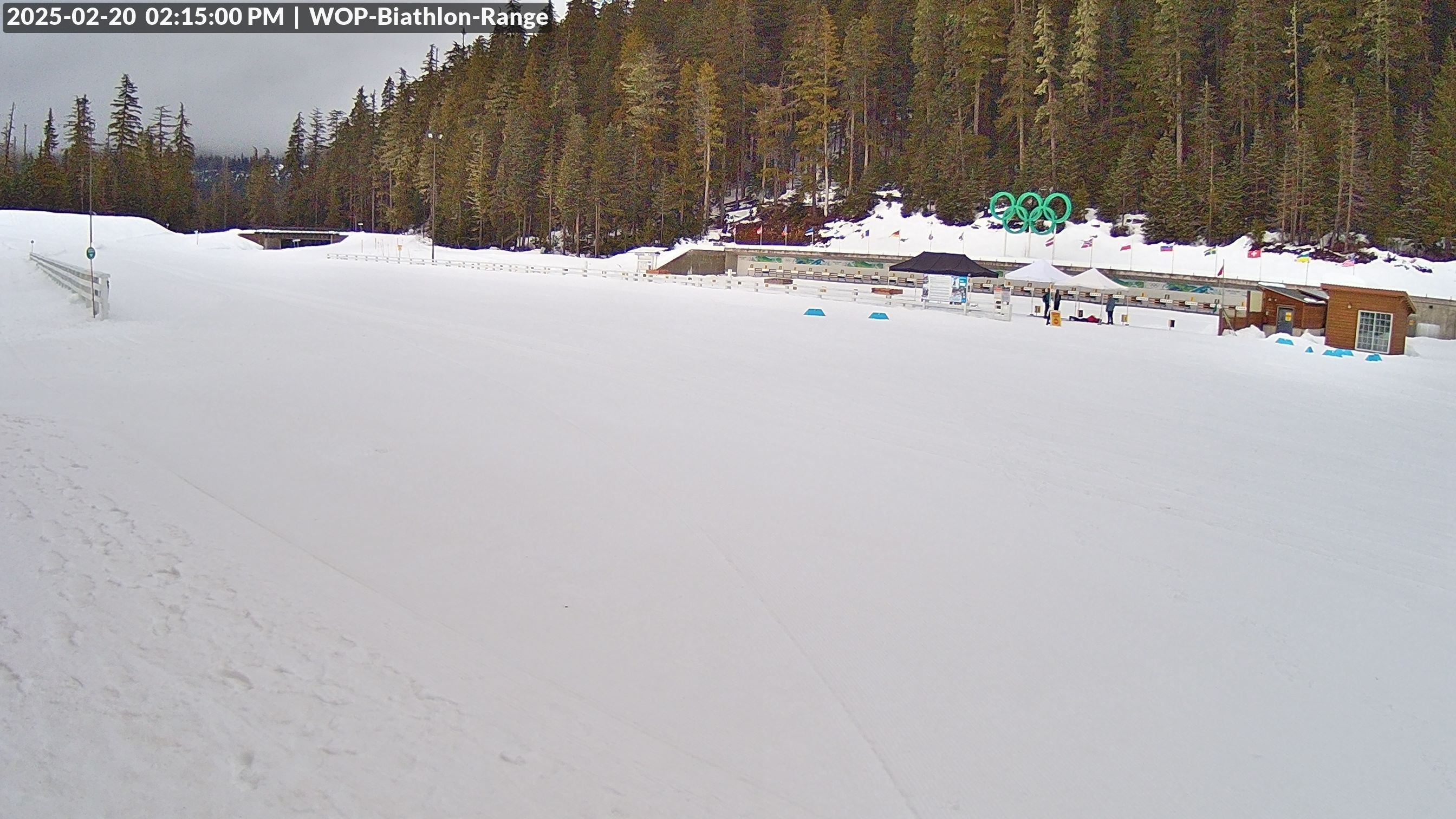 View looking North East to the Olympic Biathlon Range