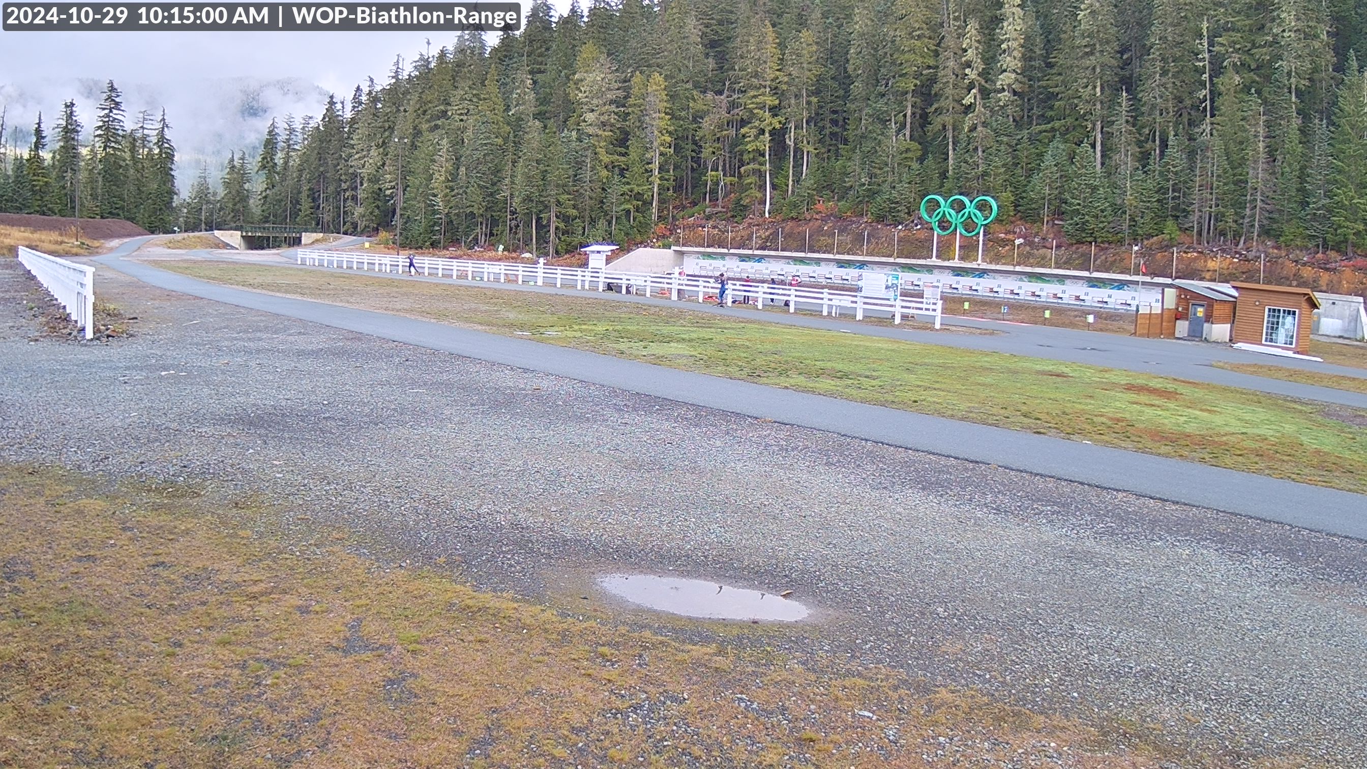 View looking North East to the Olympic Biathlon Range