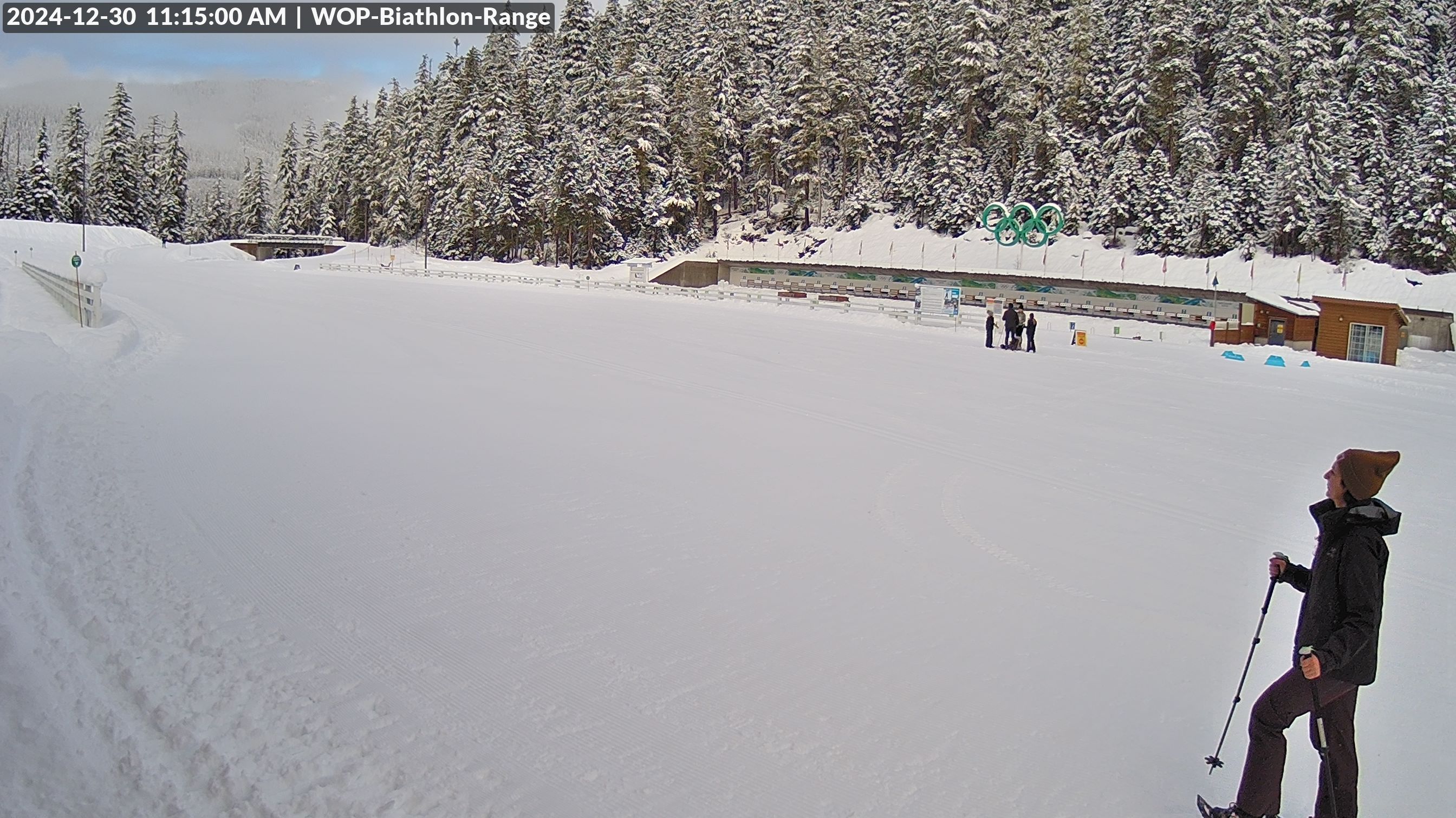 View looking North East to the Olympic Biathlon Range