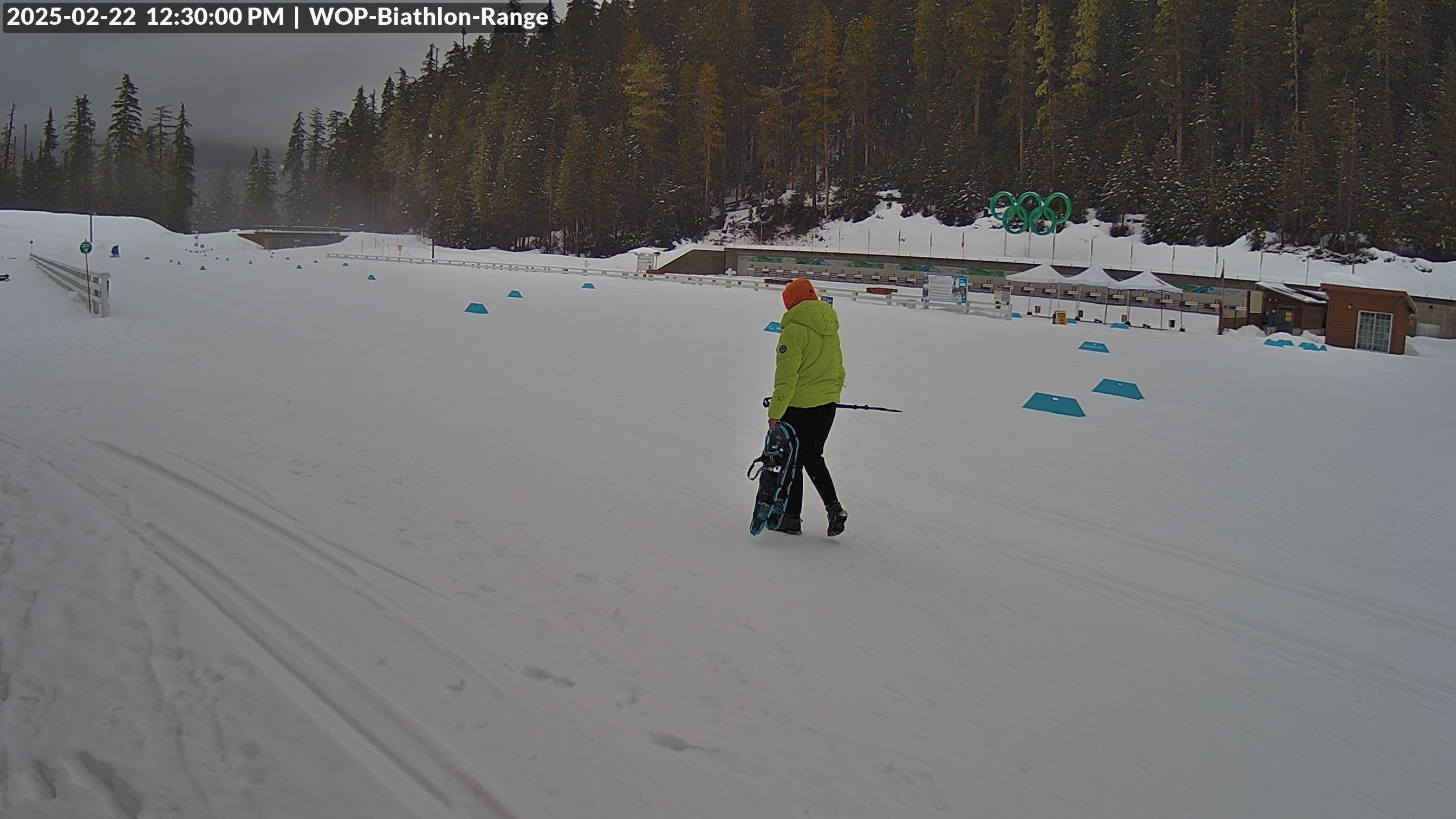 View looking North East to the Olympic Biathlon Range