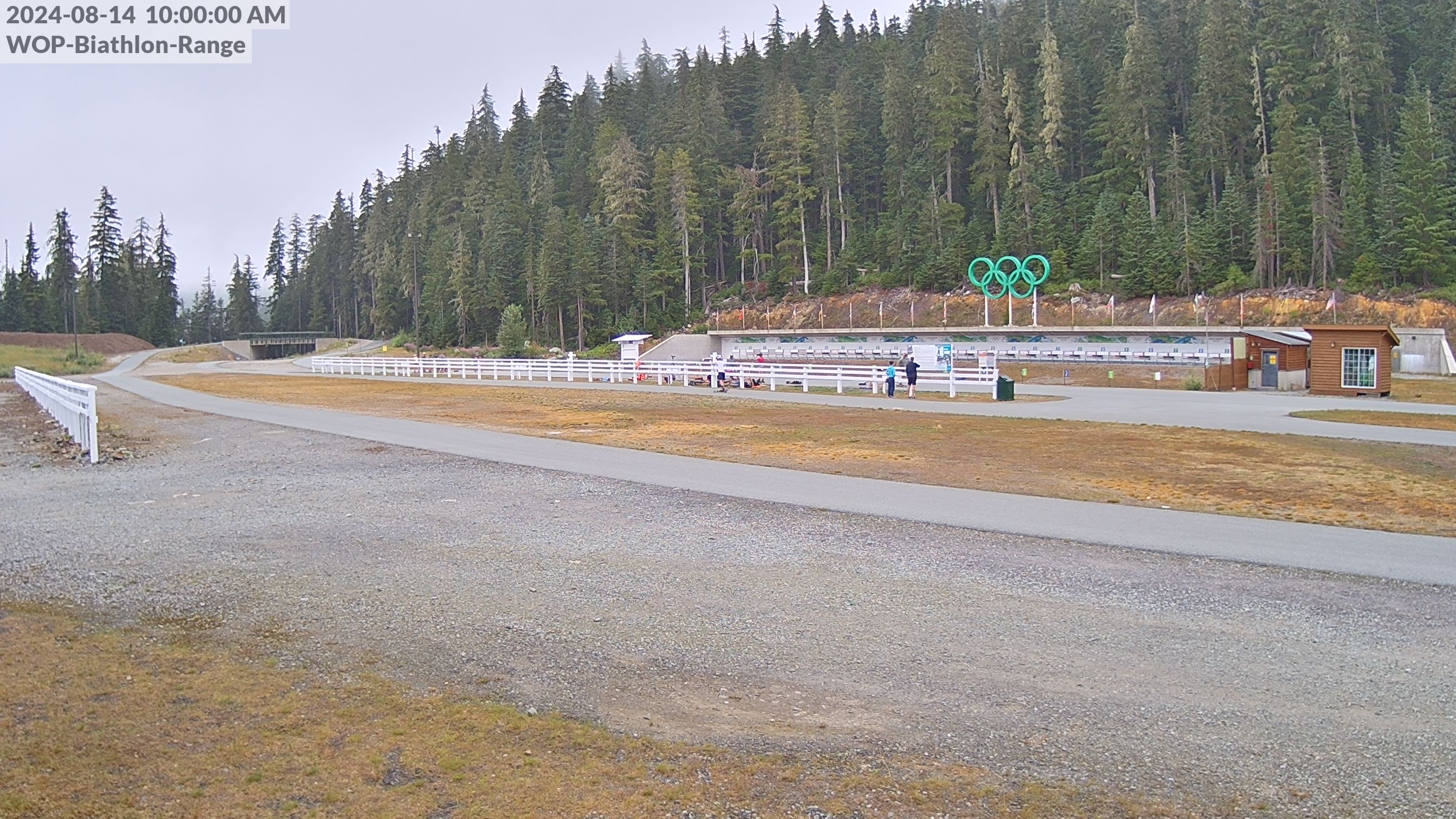 View looking North East to the Olympic Biathlon Range