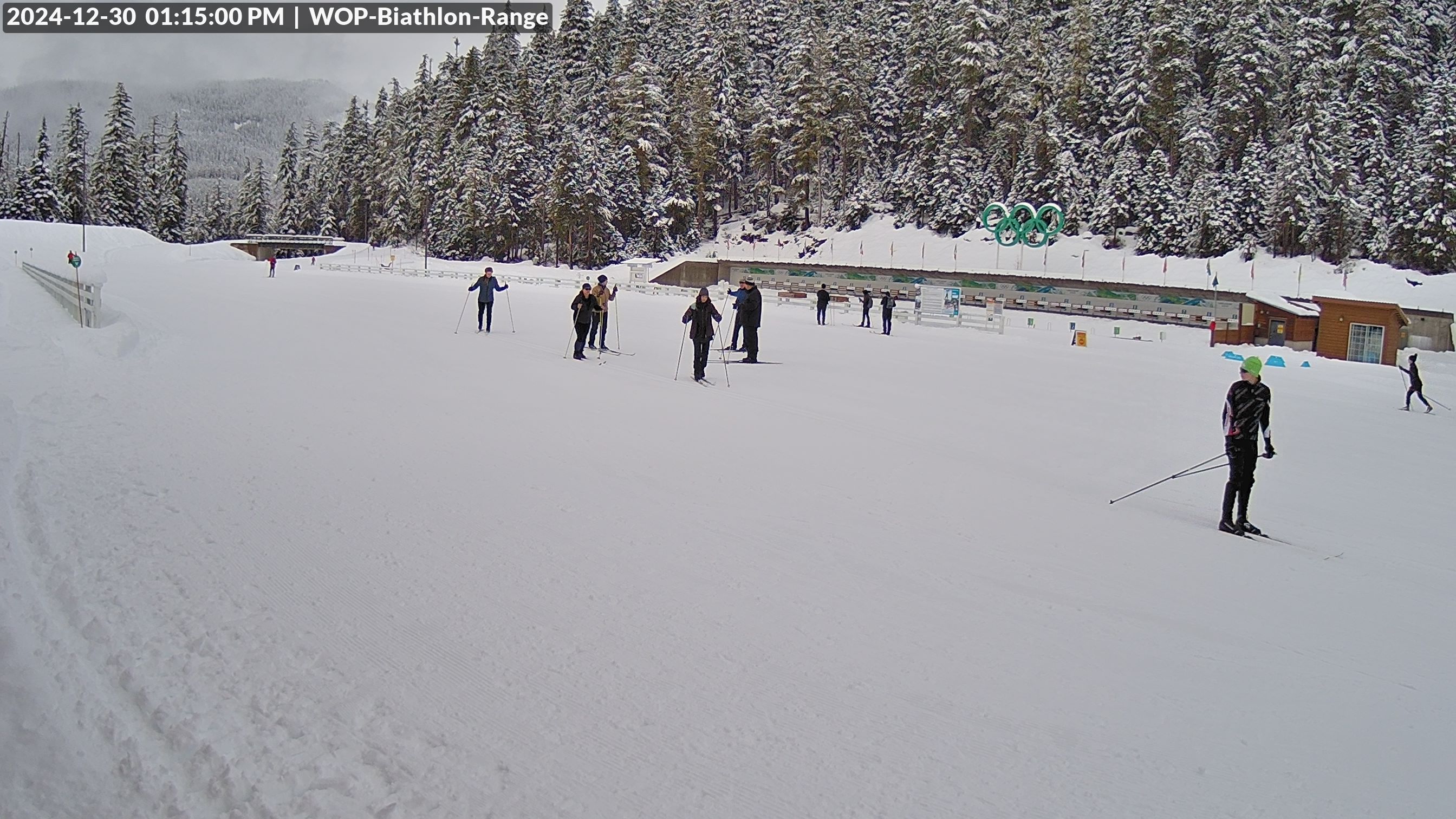 View looking North East to the Olympic Biathlon Range