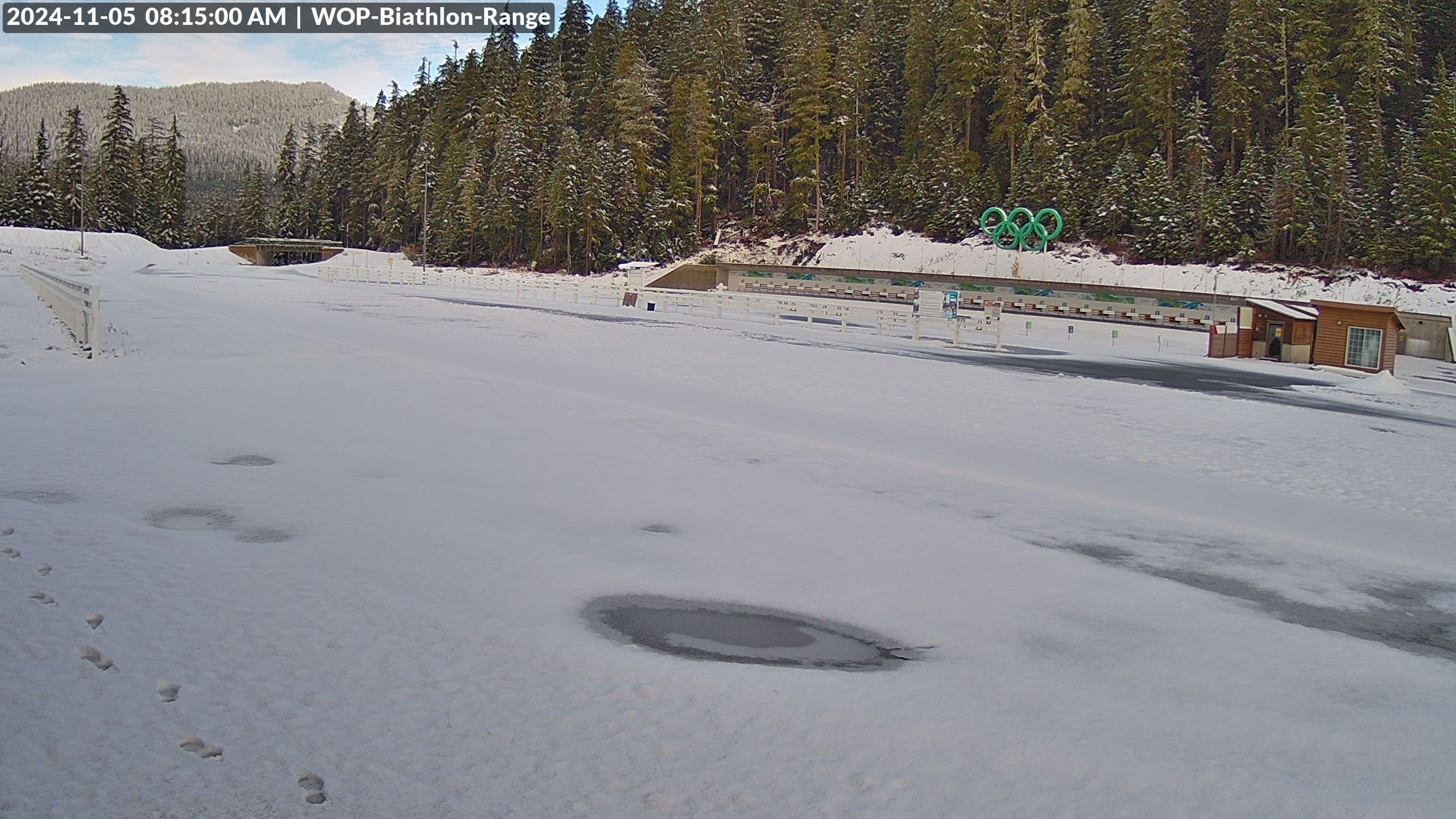 View looking North East to the Olympic Biathlon Range