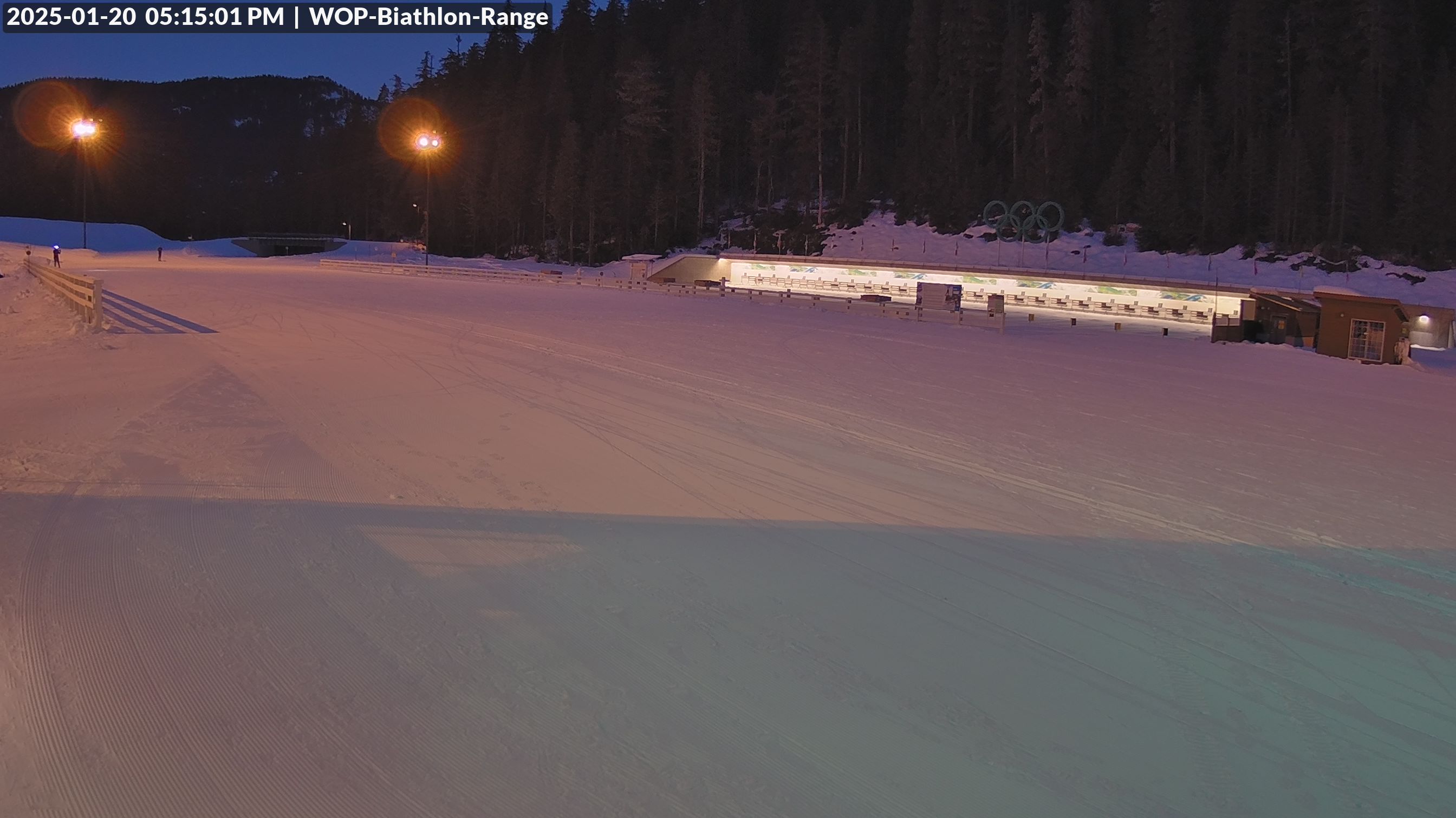 View looking North East to the Olympic Biathlon Range