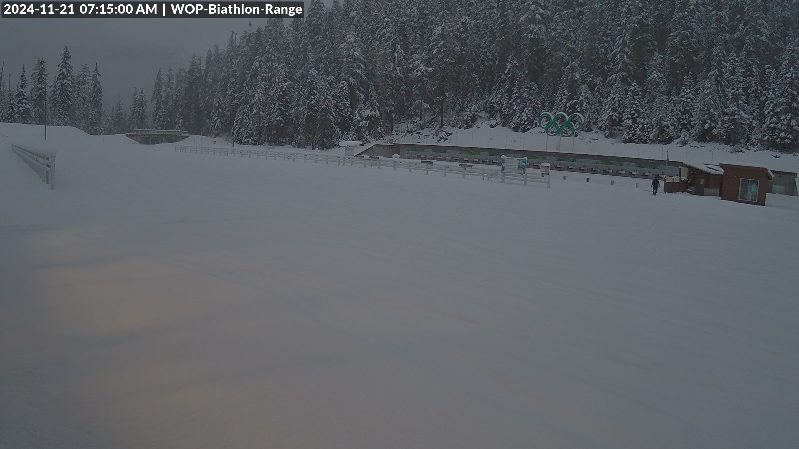 View looking North East to the Olympic Biathlon Range